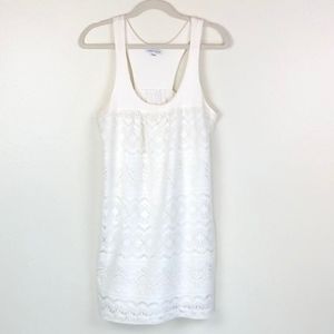 Velvet Torch Lace Racer Back  Dress